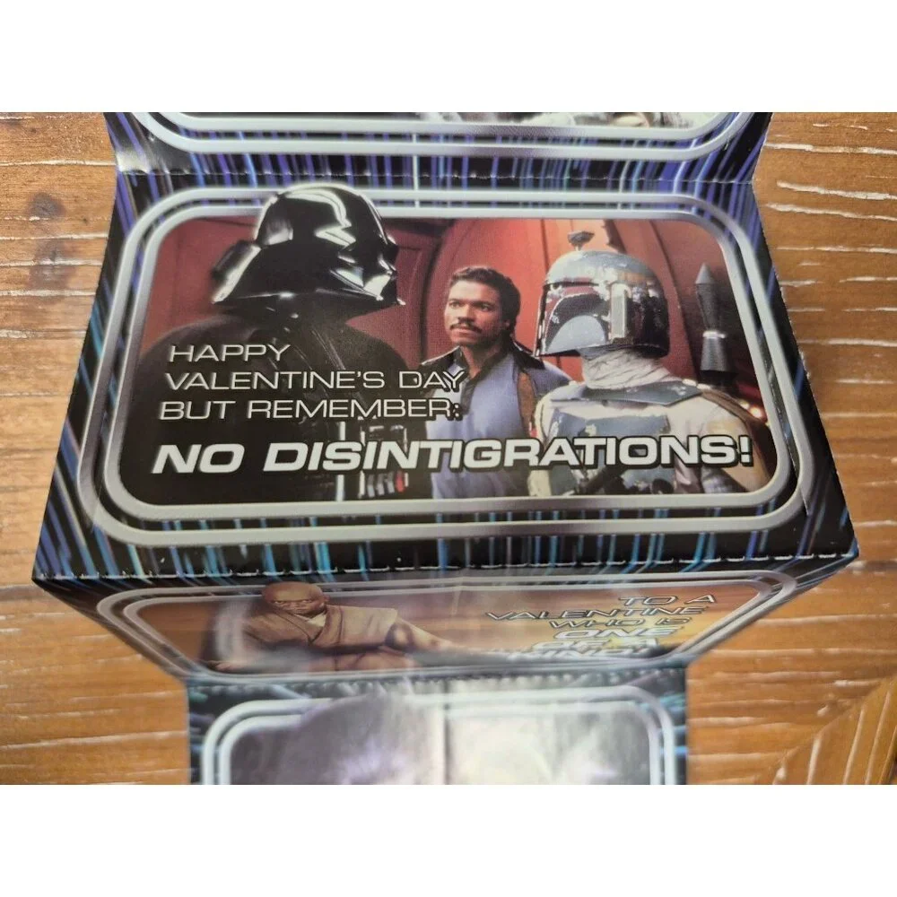 Star Wars Saga Valentines With 16 Pencils